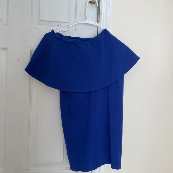 STRAPLESS PENCIL DRESS FITS LIKE MEDIUM/LARGE WORN ONCE - Picture 1 of 1